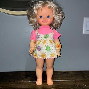 Vintage Mattel Timey Tell doll with watch!
